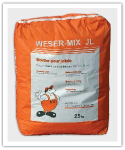 25kg bag of Weser-Mix JL pointing mortar